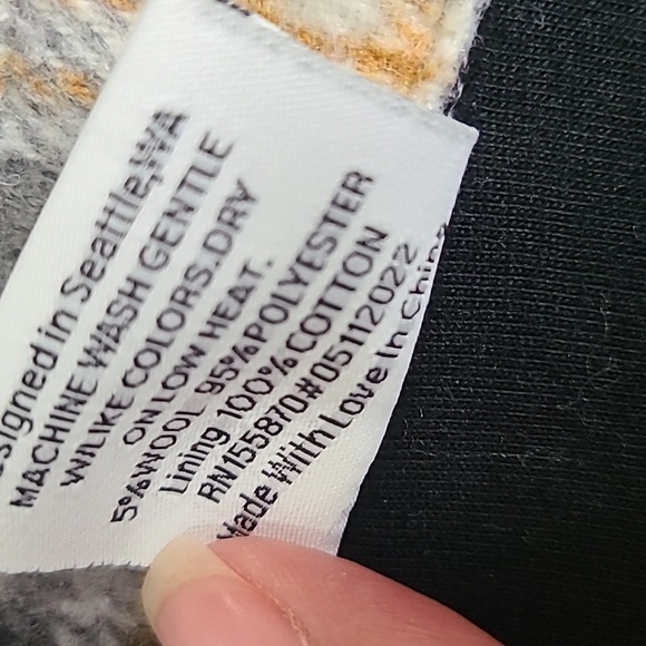 LB Collection Wool Blend Lined Shirt Jacket - Picture 3 of 6